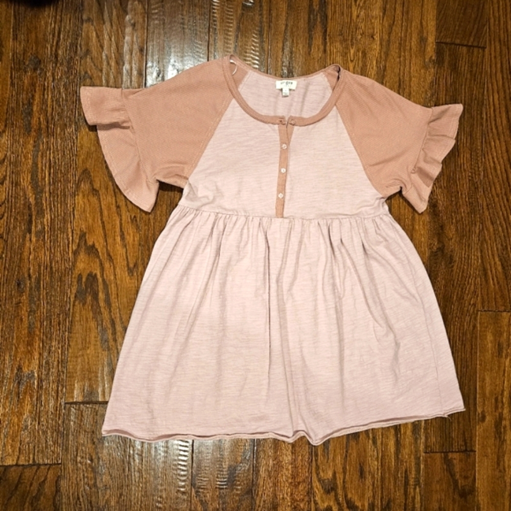 UMGEE Oversized Women's Top Mauve Pink - Size Small